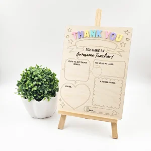 Teacher Thank You Board