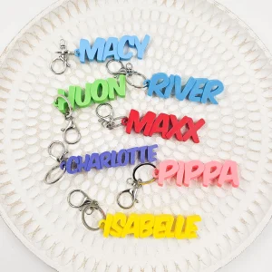 3D Printed Name Keychain