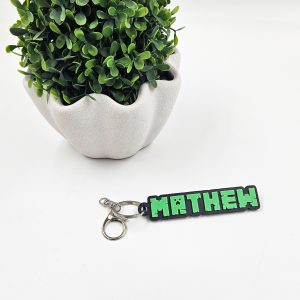 3D Printed Minecraft Keychain