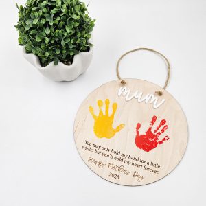 Handprint Hanging Sign
